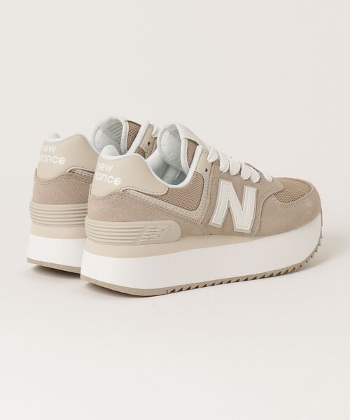 「New Balance」 ローカットスニーカー 24.5cm ブラウン レディース_画像5