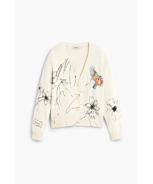 Desigual（デシグアル） ニット セーター スケッチアート ニット 