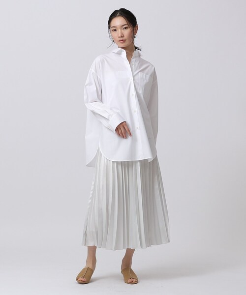 「GALLEST」 長袖シャツ 34 ライトブルー レディース_画像6