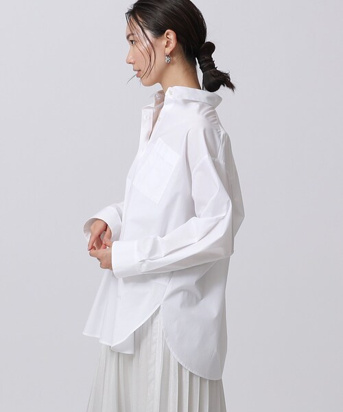 「GALLEST」 長袖シャツ 34 ライトブルー レディース_画像7