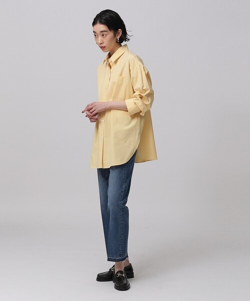 「GALLEST」 長袖シャツ 34 ライトブルー レディース_画像9