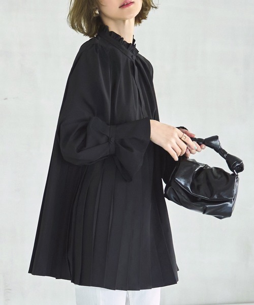 「RUIRUE BOUTIQUE」 長袖チュニック S ホワイト レディース_画像6
