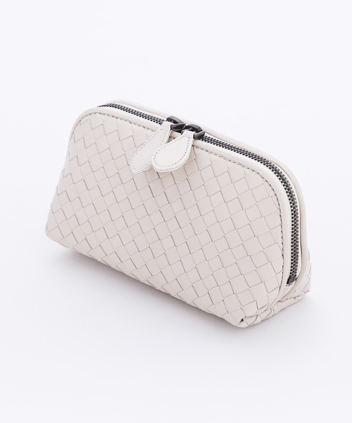 ZAKKA-BOX（ザッカボックス） ポーチ シープレザーメッシュコスメ