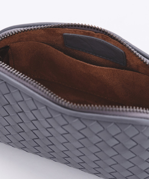 ZAKKA-BOX（ザッカボックス） ポーチ シープレザーメッシュコスメ