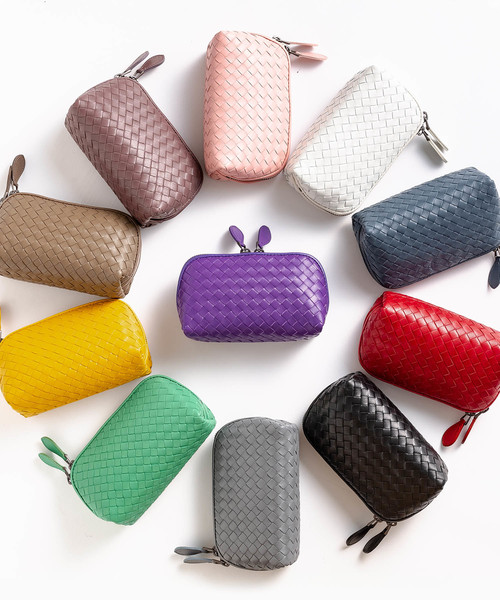 ZAKKA-BOX（ザッカボックス） ポーチ シープレザーメッシュコスメ