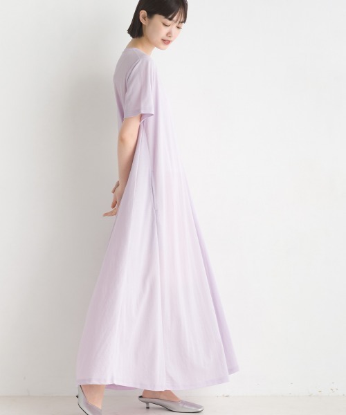 OMNES Another Edition ワンピース 接触冷感レーヨンナイロン