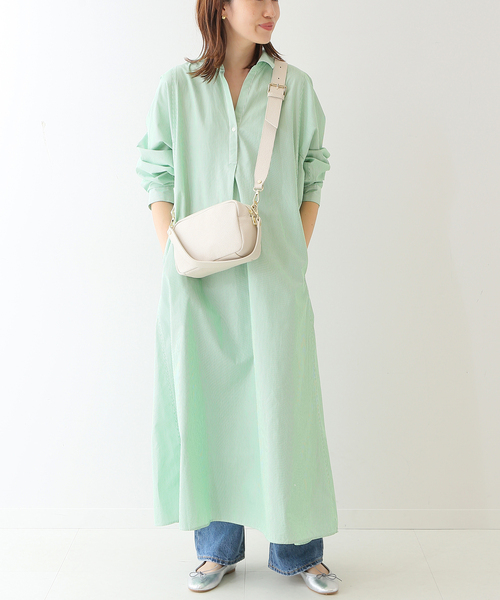 SLOBE IENA（スローブイエナ） ワンピース シャツワンピース コットン