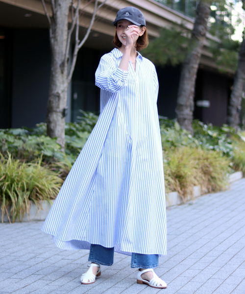 SLOBE IENA（スローブイエナ） ワンピース シャツワンピース コットン