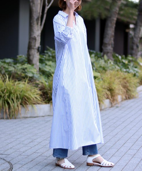 SLOBE IENA（スローブイエナ） ワンピース シャツワンピース コットン