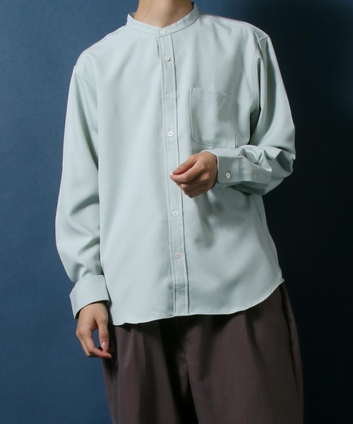 【関税込み】Nanushka オフホワイト Rasima シャツ SemiWide 120番手双糸ジャージー（カジュアルシャツ