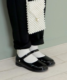 SOROTTO（ソロット） バレエシューズ フラットソール ストラップ付き