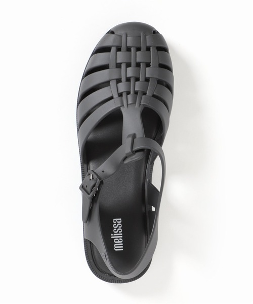 完売品 未使用級 美品 メリッサ グルカサンダル 厚底 24.5 黒 香り付 Melissa（ファッション） メリッサ サンダル レディース
