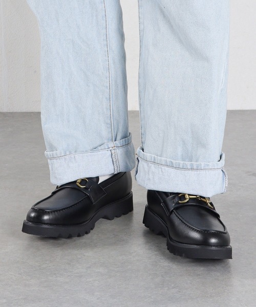 Dedes（デデス） ローファー 軽量 タンクソールビットローファー