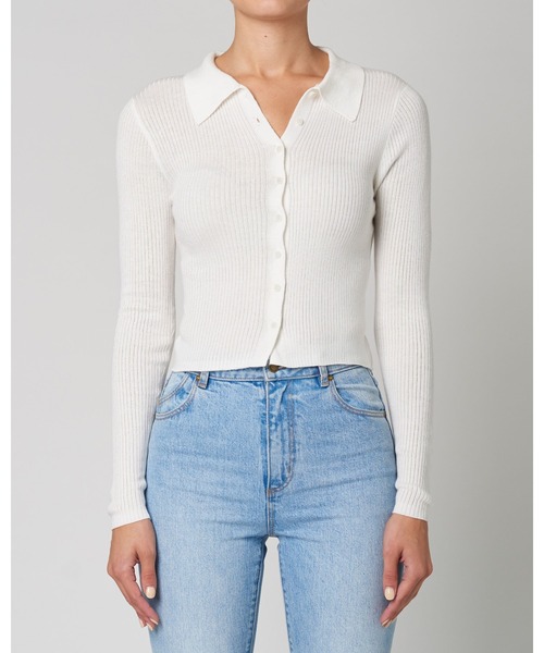 ニット セーター CAROLINE KNIT LONGSLEEVE TOP レディース