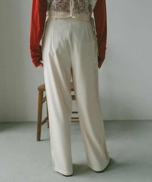 パンツ スラックス THROW 2TUCK WORK TROUSER 2タック ワーク