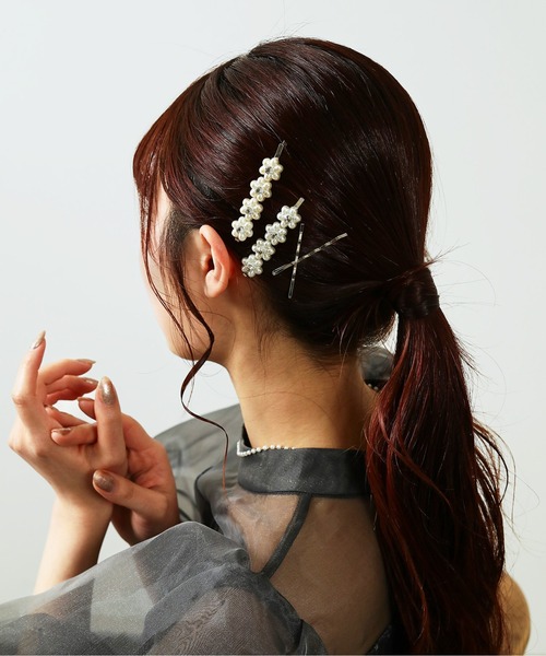 coussinet （クシネ）ヘアピン　パフュームピン　結婚式　ハーフツイン coussinet （クシネ）ヘアピン パフュームピン 結婚式 ハーフ
