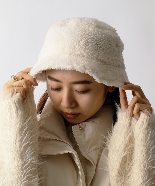 newhattan（ニューハッタン） 帽子 ハット 「NEWHATTAN」ボアバケット