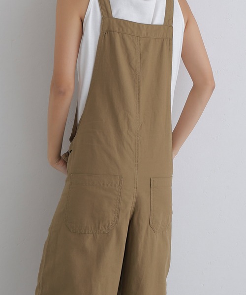 ElegChic サロペット オーバーオール ベイカーワイドサロペット