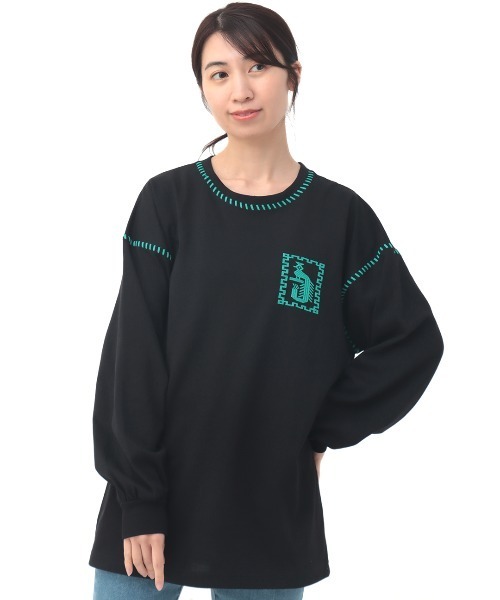 【ゆぅゆぅ☆】チチカカ　トップス　カットソー　デニム　等　19点　セット チチカカ（TITICACA） tシャツ カラーステッチ刺繍ロングTシャツ