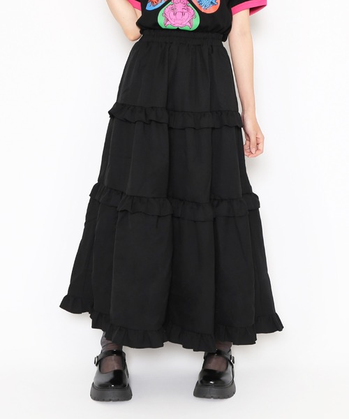 PUNYUS（プニュズ） スカート フリルティアードロングスカート