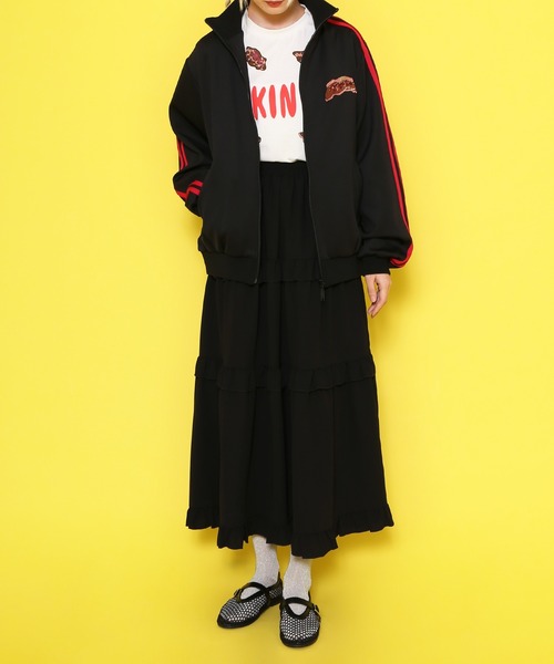 PUNYUS スカート フリルティアードロングスカート : ZOZOTOWN