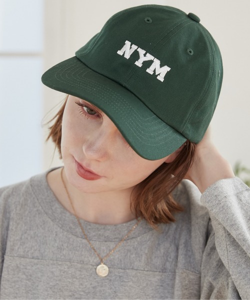ANGIE キャップ 帽子 NYM 刺繍ロゴキャップ レディース
