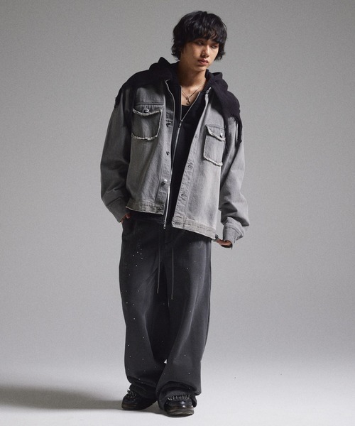 GRANCY デニムジャケット gジャン 「GRANCY」ZipDesign DenimShirt