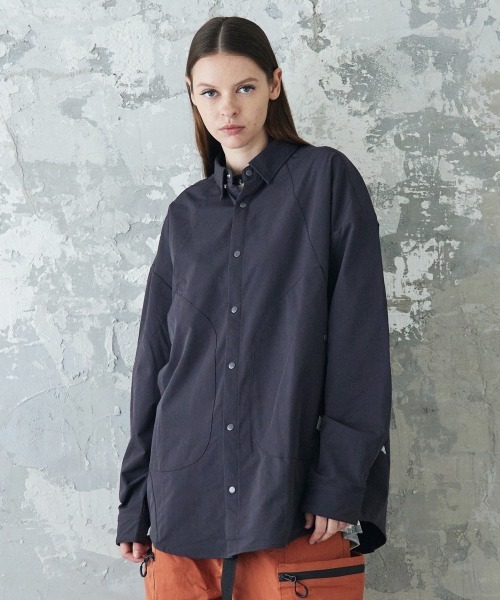 rehacer（レアセル） シャツ : Tech Shirt Jacket / テックシャツ