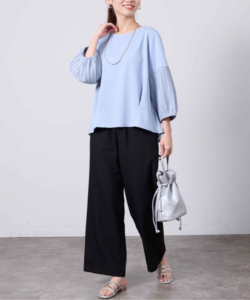 DT♪ 2ZIRCONE ストレートリネンパンツ 関税込 Chez toi パンツ リネンタッチストレートパンツ レディース