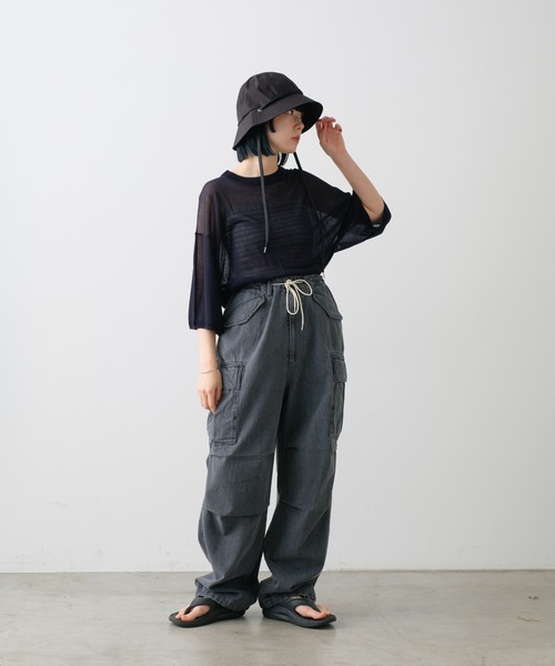 パンツ デニム ジーンズ 「UNISEX」デニムM-65フィールドカーゴパンツ 