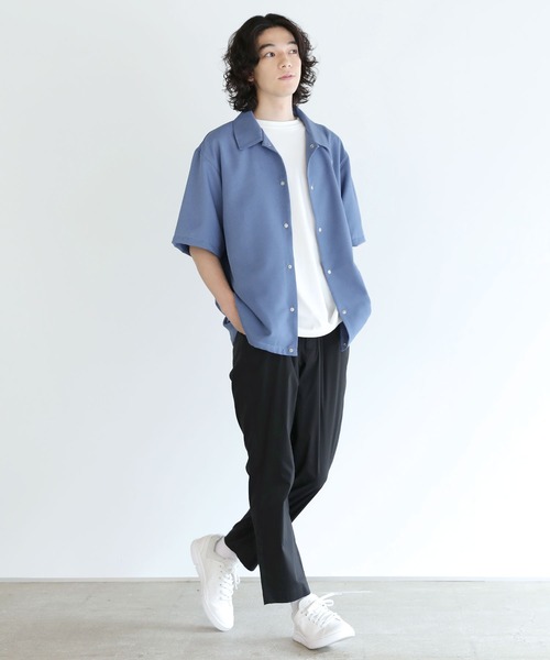 素朴 シンプル　リネンシャツ 羽織シャツ　ゆったり 楽天市場】リネン シャツ 半袖 レディース 七分袖 白シャツ