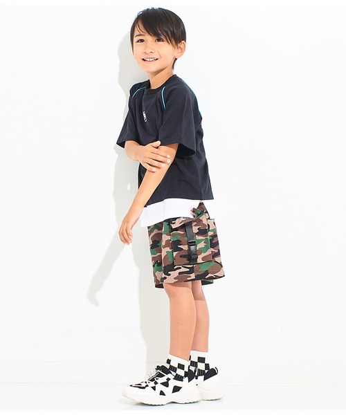 ANAP kids パンツ カーゴハーフパンツ キッズ 子供服 男の子 女の子 