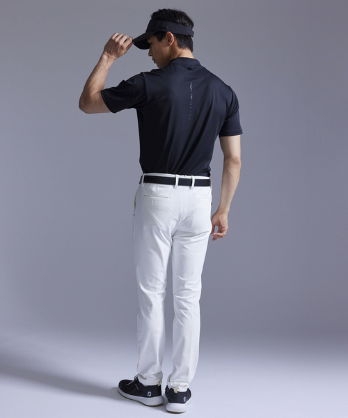 JUN & ROPE ネイビー モックネックシャツ JUN&ROPE' tシャツ 「NOIR」「UV」ダブルジャージモックネック
