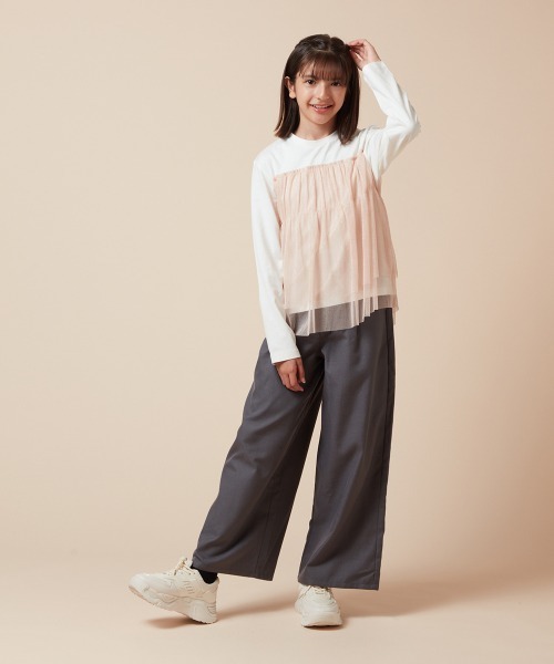 a.v.v tシャツ 「160」ラメチュールドッキングトップス キッズ 子供服