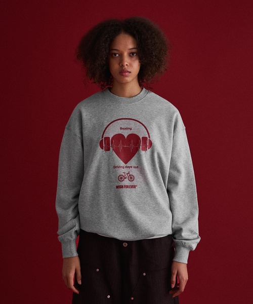 WISH FOR EVER（ウィッシュフォーエバー） トレーナー スウェット DRAW