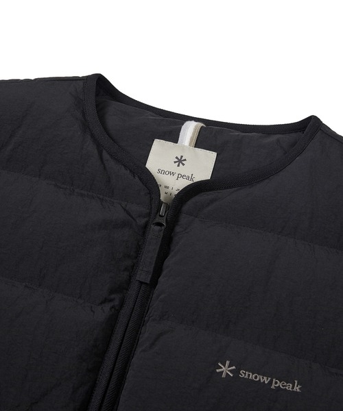 Snow peak Down Vest 3XL BLACK ダウンベスト 黒 Snow Peak Men's Recycled Down Vest in Black Snow Peak