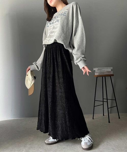 classicalelf（クラシカルエルフ） スカート 光沢感と揺れが美しい