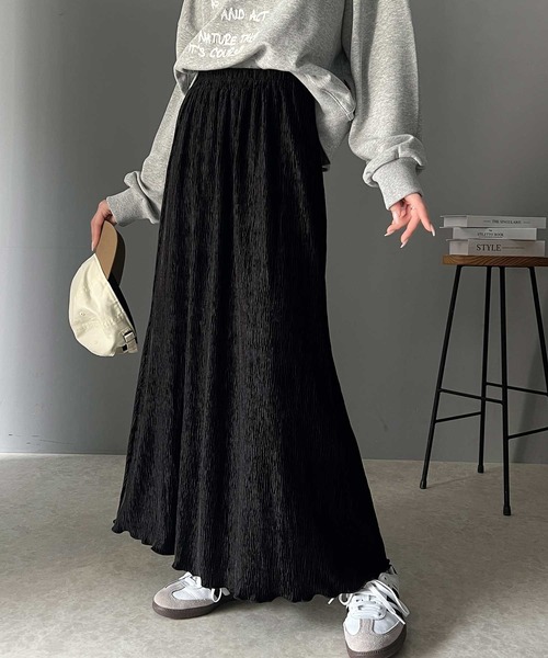 classicalelf（クラシカルエルフ） スカート 光沢感と揺れが美しい