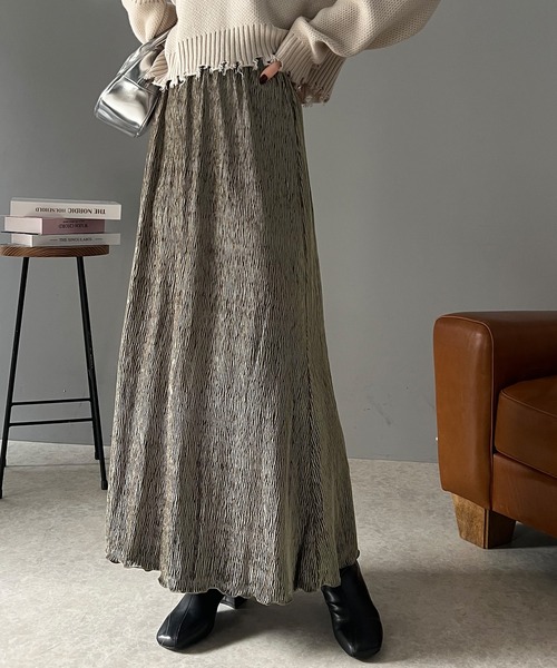 classicalelf（クラシカルエルフ） スカート 光沢感と揺れが美しい  