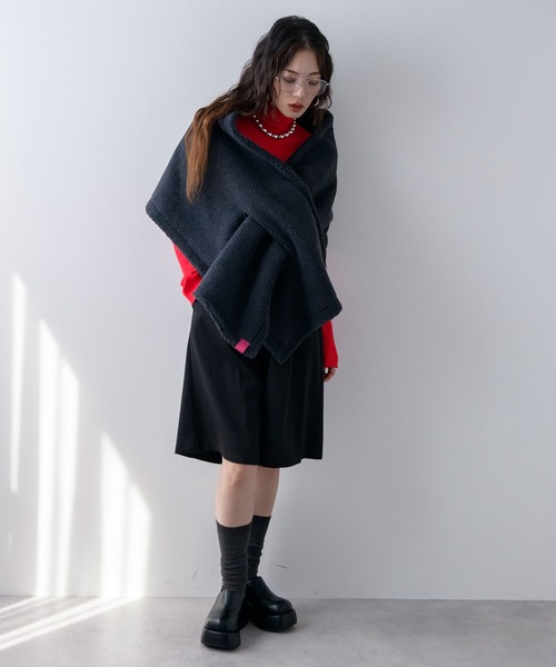 bohmal（ボマール） マフラー ストール ボアビッグマフラー レディース