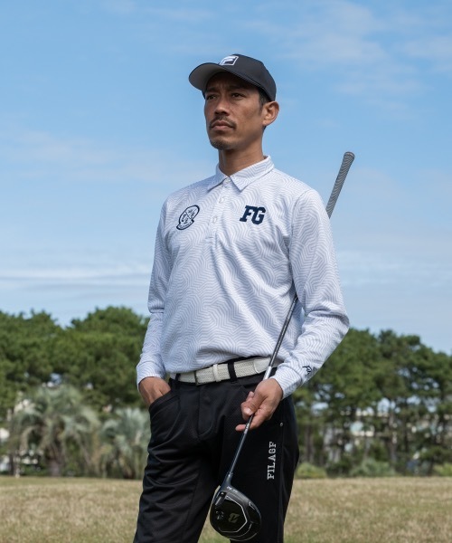 FILA GOLF ゴルフウェア シャツ 3着 まとめ売り FILA GOLF シャツ 「FILA GOLF/フィラゴルフ」プリント裏起毛長袖