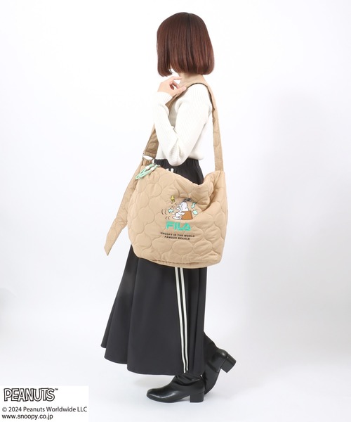 【Peanuts】SNOOPY キルティング バッグ スヌーピー◆ BTS着用 Peanuts】SNOOPY キルティング バッグ スヌーピー◇ BTS着用