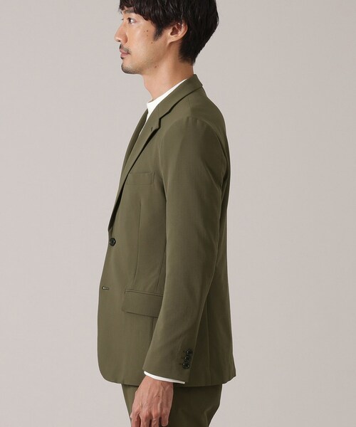 junhashimoto テーラードジャケット サイズ4 オリーブ TAKEO KIKUCHI（タケオキクチ） ジャケット テーラードジャケット