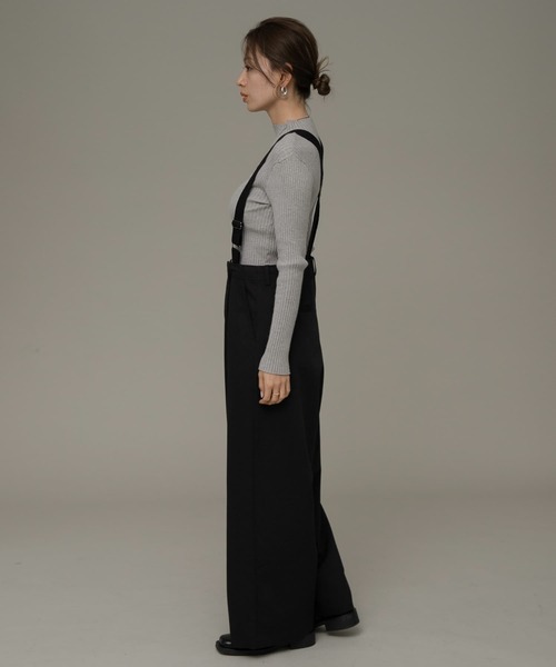haha　レザーチュニック&ペインターパンツ URBAN RESEARCH Sonny Label パンツ サスペンダー付きタック
