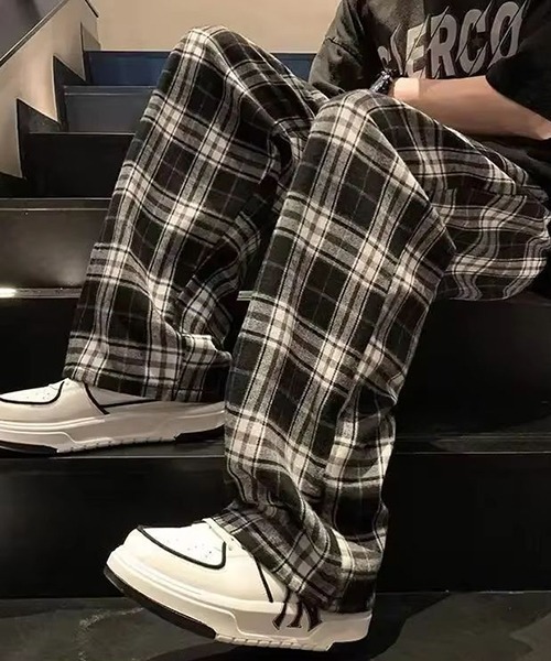 ARCHIVER パンツ 「Bz」ポリチェックパンツ メンズ レディース