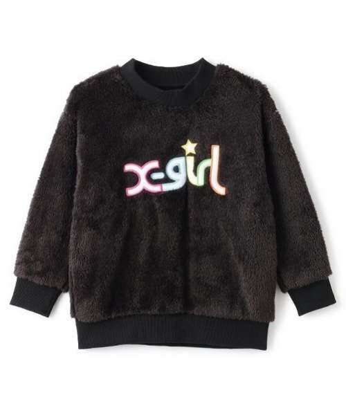 X-girl Stages（エックスガールステージス） トレーナー カラフルロゴ