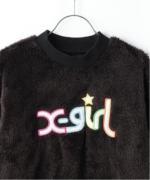 X-girl Stages（エックスガールステージス） トレーナー カラフルロゴ