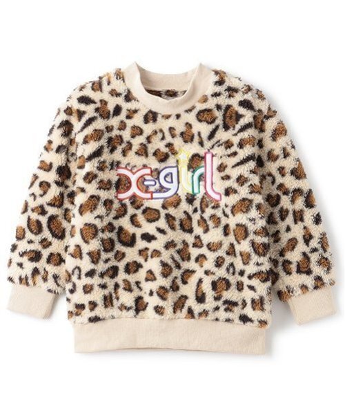 X-girl Stages（エックスガールステージス） トレーナー カラフルロゴ