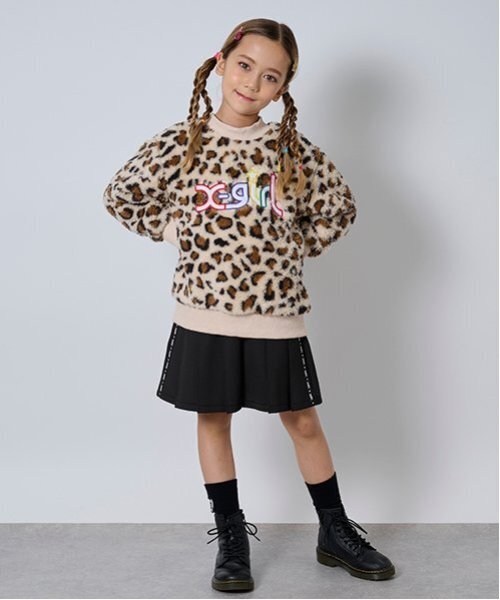 X-girl Stages（エックスガールステージス） トレーナー カラフルロゴ