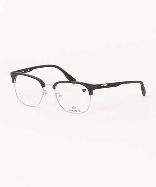伊達メガネ メガネ 眼鏡 「LACOSTE/ラコステ」ブロー メガネ L2527LB 001 メンズ レディース